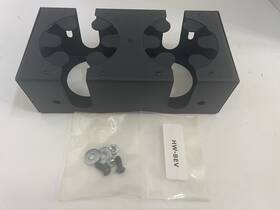 Ac-bh95 Troy External Dual Cup Holder Console With Rubber Fingers Chevy Dodge Ford