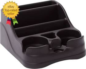 Tsi Products 445032898820 Universal Truck Console Car Cup Holder Floor Drink Storage Auto Rv Cd Organizer
