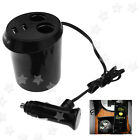 Ue702921736937 Black Car Dual Charge Splitter Usb Ports Socket 0702921736937
