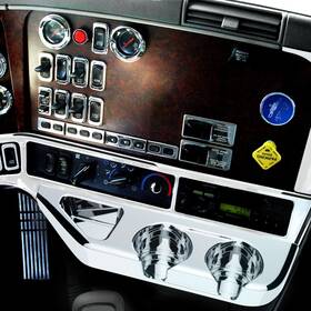 41907 United Pacific Chrome Cup Holder Panel For Fl Columbia 2003-2011 Century/coronado 2002-2010