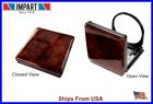 Uro Parts Mercedes Burl Wood Fold Up Cup Holder