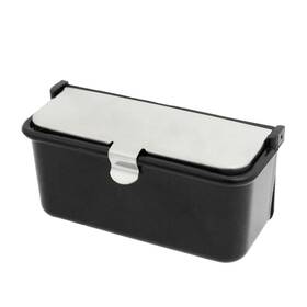 A12090300ux0222 Uxcell Metal Lid Smokeless Adhesive Car Cigarette Ashtray One Size Silver