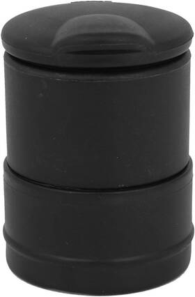 A13052200ux1199 Uxcell Black Plastic Shell Auto Car Smoking Cigarette Ashtray Holder One Size
