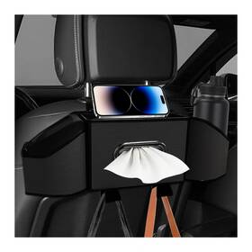 Vcyopn Vcyopn-7809bc Car Backseat Organizer 7-in-1 Multifunctional Headrest Black