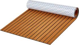 Vevor 197988198024 Boat 94.5 X 35.4 23.2sqft Brown With Black Seam Lines