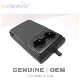 1k5885081af Volkswagen 2010-2013 Vw Golf Sportwagen - Rear Armrest With Cup Holder