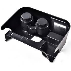 Zp-02itg3705abk Vr Auto Parts Matte Black Center Console Cup Holder Fit For 2003-2012 Dodge Ram 1500 2500 3500