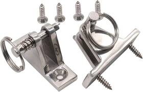 Vturboway 723668711698 2 Pack Bimini Top Deck Hinge With Removable Pins 316 Stainless Steel White