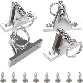Vturboway 723668712251 4 Pack Bimini Top Deck Hinge With Pin And Ring 316 Stainless Steel Free