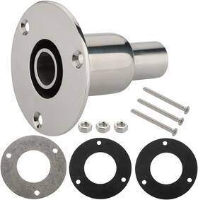 Vtw-007 Vturboway Stainless Steel 316 Straight Thru Hull Exhaust Skin Fitting 24mm Tube