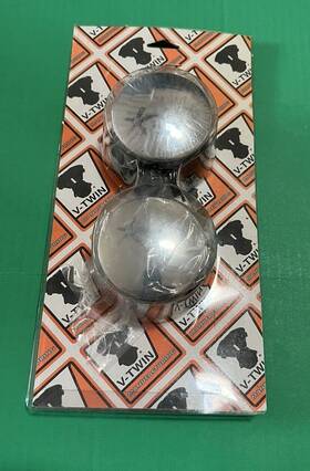 38-0369 Vtwin V-twin Low Profile Vented And Non-vented Gas Cap Set 1995-2017 Harley