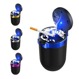 Wevdn-3510ca Wevdn Car Ashtray With Lid 3.04 Inches Diameter X 3.91 Height Blue