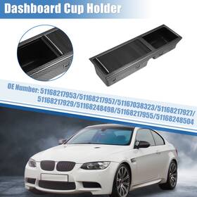 No.51168217953 X Autohaux 724117332815 Center Console Cup Holder For Bmw 323ci Carbon Pattern Black