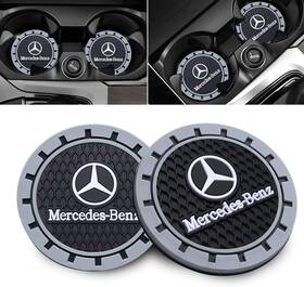 Xigraluck 717021997188 Car Cup Coaster Compatible With Mercedes Benz A-class C-class Cla Cls Amg