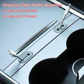 1c65089 Xukey Center Console Cable Organizer Charging Holder For Tesla Model 3 Y 2019