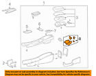 Yf1z5413562bac Ford Oem Center Holder