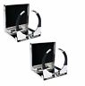 Yi-0090-02 Pcs Stainless Steel Folding Cup Drink Holder Boat For Mug