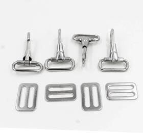 Yiyasu1 Yi Ya Su 610396191192 Yyst 304 Stainless Steel Snaps Hooks And Sliders For 1 Inch Straps Bimini Silver