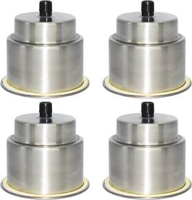 Ssdh2syt-4pr Yuanhe 4pcs Stainless Steel Cup Drink Holder With Drain For Marine Silver