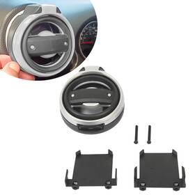 Yusen233 550733924864 Car A/c Air Vent Cup Holder Stand Mount For Jeep Wrangler Jk Jl Jt Silver Usa