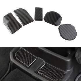 Yusen233 612053181782 5 Pcs Interior Water Cup Holder Mat Cover Trim Fit Jeep Wrangler Jl 2018-2022 Us
