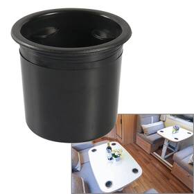 Yusen233 612068794724 Cup Holder Water Drink Recessed Fit Rv Automobiles Boats Yachts Black Us