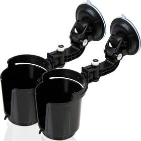 Ga0038 Zonetech Ga0038/2 Zonetch Recessed Folding Cup Drink Holder - 2-pack Black
