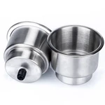 Marinebaby 2PCS Stainless Steel Cup Drink Holder With Drain Boat Rv Ca.... Fixed Price $21.19.