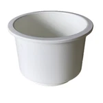 Attwood 11789WD1 Recessed Cup Holder For Boat Dashboard / Console Etc. - White. Fixed Price $6.70.