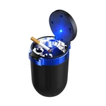 Dickno Car Ashtray With Lid, Detachable Stainless Smokeless Auto 1 Pc, Blue. Fixed Price $9.82.