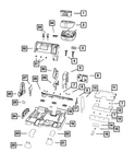 Genuine Mopar Cup-holder 1VX20DX9AA. Fixed Price $27.72.