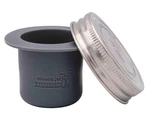 Mason Jar Lifestyle Divider Cup For Salads, Regular Mouth, Charcoal Gray. Fixed Price $23.07.