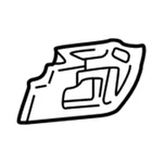 Genuine Ford Interior Door Handle Trim 4C2Z-1522634-AAC. Fixed Price $5.86.