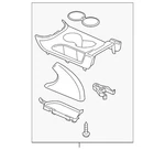 Genuine Mazda Cup Holder KA0G-64-630A-02. Fixed Price $23.10.