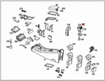 New 2036830194 Oem Mercedes Cup Holder Upper Bracket. Fixed Price $14.50.