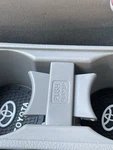 Center Console Cup Holder Insert Divider Gray Grey For Toyota Corolla 2009-2013. Fixed Price $15.95.