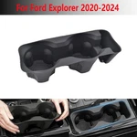 Non-slip Black Center Console Cup Holder Inserts Ford Explorer 2020-2024. Fixed Price $25.99.