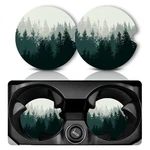 Yonlevres Car Coasters For Cup Holders 2.75 Anti Slip Rubber Mat With Finge.... Fixed Price $12.35.
