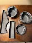 Gmc Envoy Rubber Console Cup Holder Inserts Set Of 5 Part #s Descript. Fixed Price $44.99.