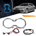 Car Led Central Cup Holder Light Interior Ambient For Toyota Camry 2018-22. Fixed Price $31.98.