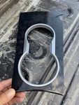 06-12 Mercedes W164 ML350 GL550 GL450 Center Console Cup Holder Dark Wood Trim. Fixed Price $61.00.