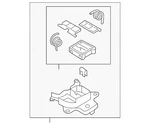 Genuine Mazda Console Bracket N243-64-41XB. Fixed Price $91.64.