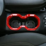 Front Water Cup Holder Trim Ring Cover For Jeep Renegade 2016+ Red Accessories. Fixed Price $14.71.