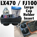 Large Cup Holder For Series LX470 / Land Cruiser FZJ100 FJ100 - '98 '07. Fixed Price $29.95.