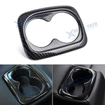 Carbon Fiber Pattern Water Cup Holder Frame Cover For Honda Civic 10TH 11TH Gen. Fixed Price $18.98.
