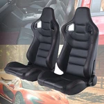 2PCS Universal Bucket Seats Pu Racing Adjustable With Sliders. Fixed Price $363.99.