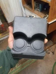 2005-10 Pontiac Gt G6 Rear Seat Center Console Folding Down Cup Holder Black. Fixed Price $14.00.
