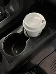 Cup Holder Insert For 08-21 Toyota Sequoia And 07-13 Tundra With Bucket Seats. Fixed Price $19.95.