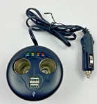 New Elex-tronics Car Cup Holder Dual 12V Socket & Usb Charger 10A Dc 2010. Fixed Price $11.24.
