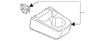 Genuine Ford Console Cup Holder D2BZ-58045A76-AA. Fixed Price $85.03.